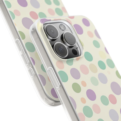 Playful Pastel Polka Dots - Flexi iPhone 16 Phone Case