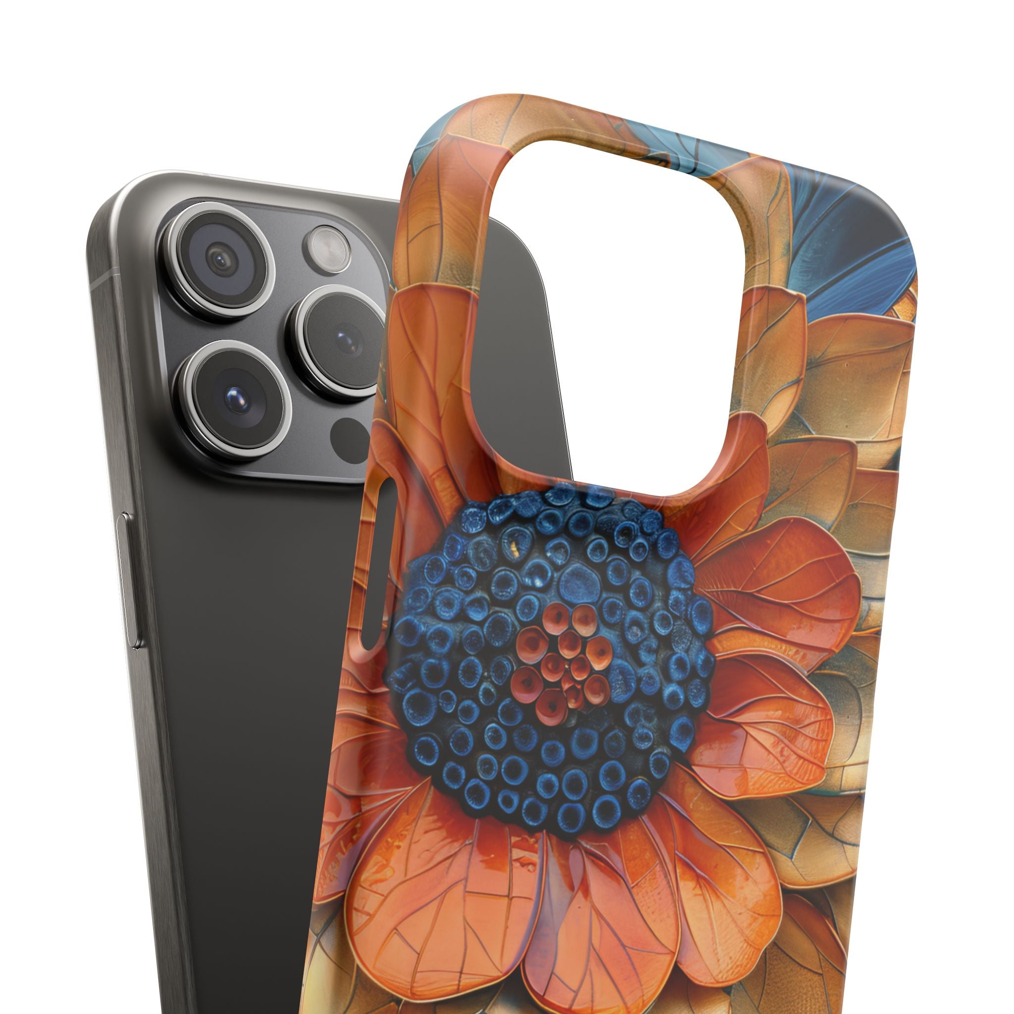 Mosaic Blossom Harmony iPhone 15 - Slim Phone Case