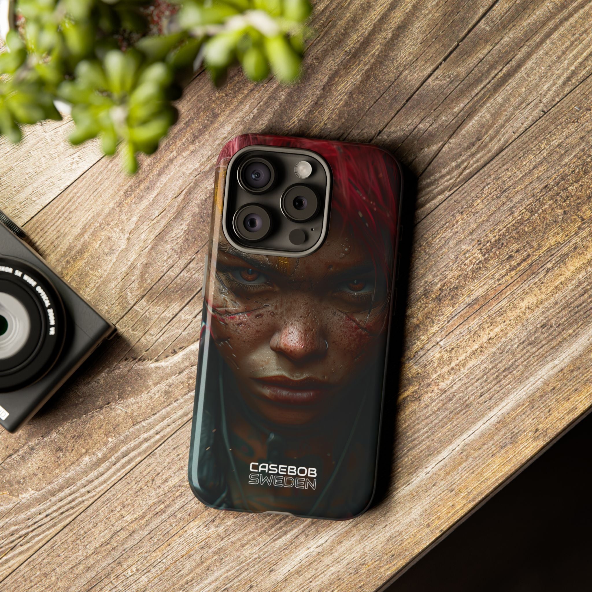 Ritratto Ribelle Cyberpunk iPhone 15 - Tough