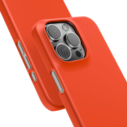 Orange Red iPhone 16 - Slim Phone Case