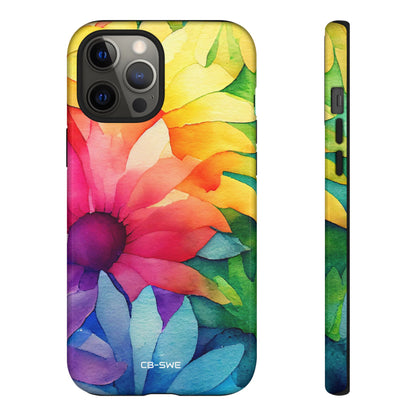 Vibrant Floral Symphony - iPhone Case