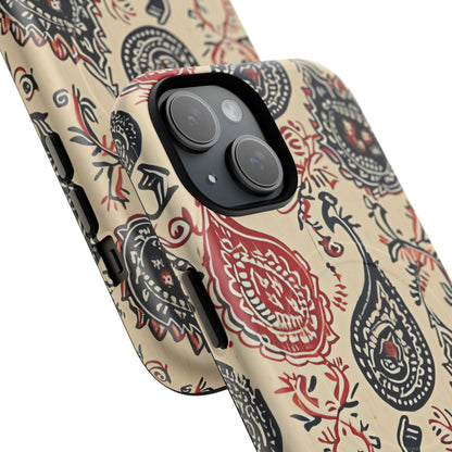 Vintage Paisley Elegance iPhone 15 | Tough+ Phone Case