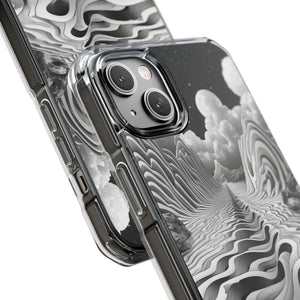 Ethereal Waves - Phone Case for iPhone (Clear Impact - Magnetic)