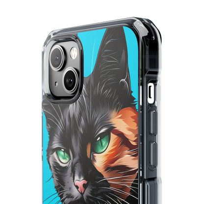 Curious Cat Stare iPhone Case - Impact