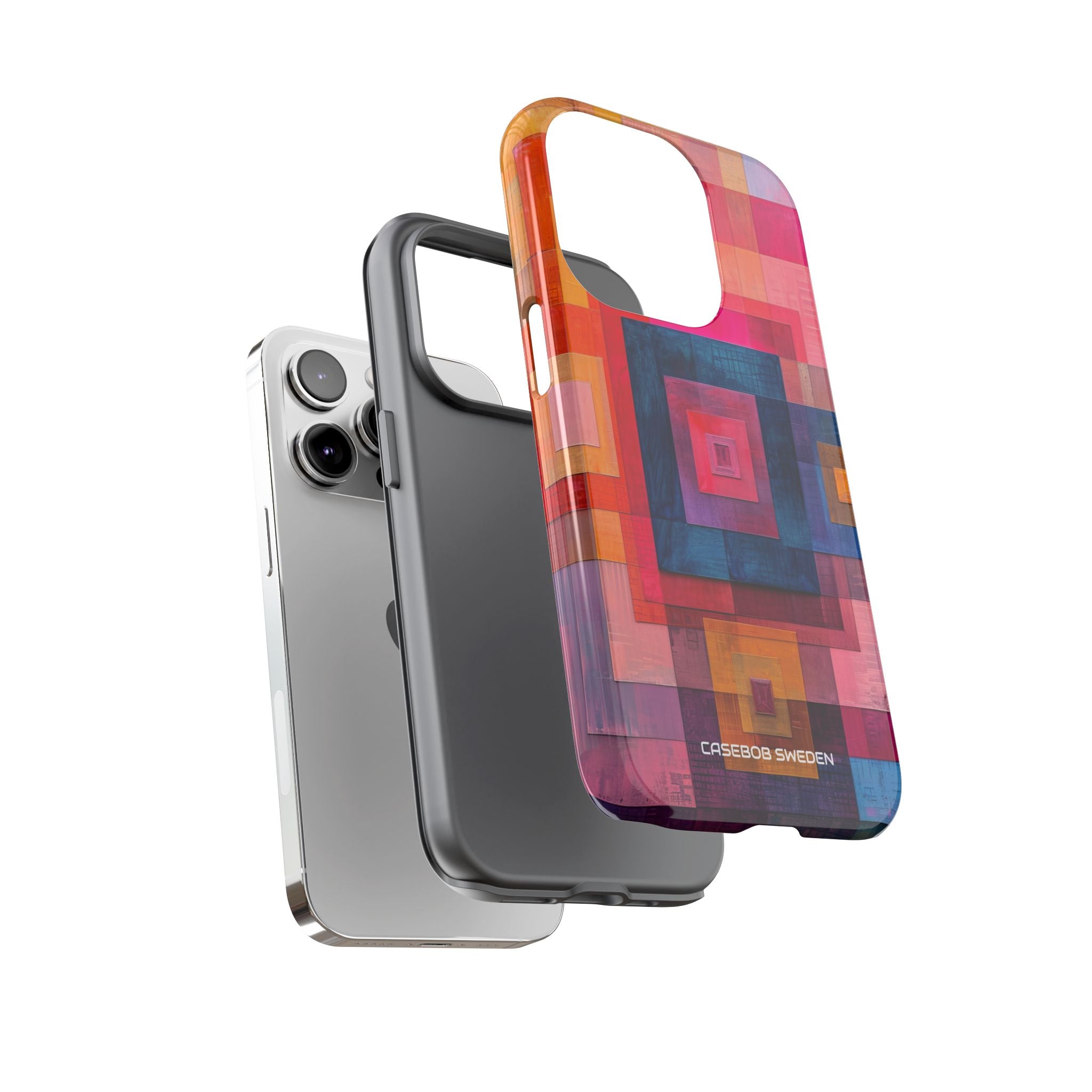 Vibrant Geometry - Tough iPhone 14 Phone Case