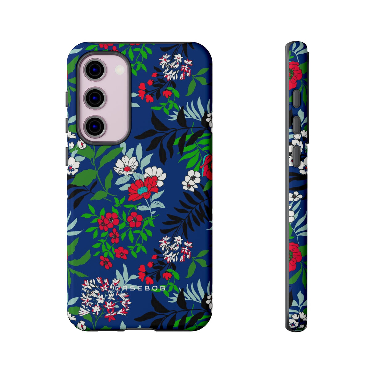 Blue Art Flowerfield - Protective Phone Case