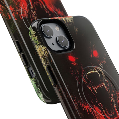 Crimson Wolf iPhone 14 Plus Case - Tough+