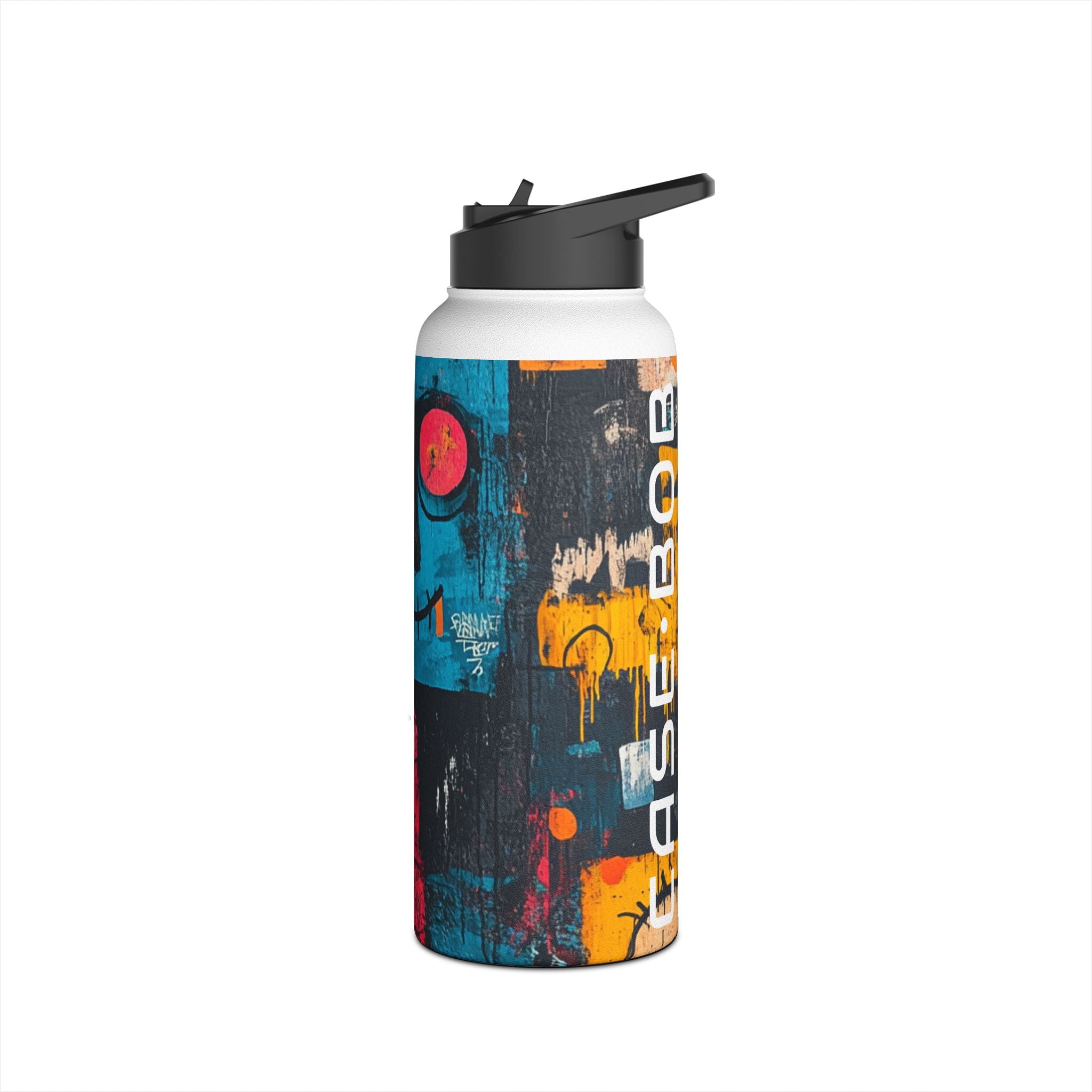Turquoise Grin - Stainless Steel Water Bottle