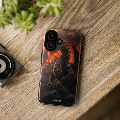 Fiery Dragon Soars - iPhone Case