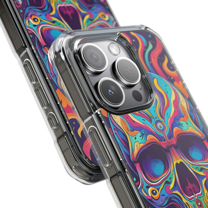 Flaming Skull iPhone 15 Pro Case - Impact