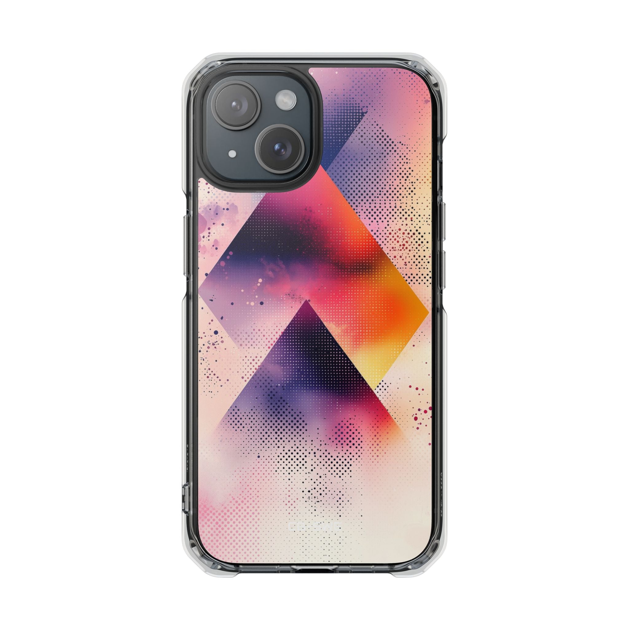 Vivid Triangles Ascend iPhone Case - Impact