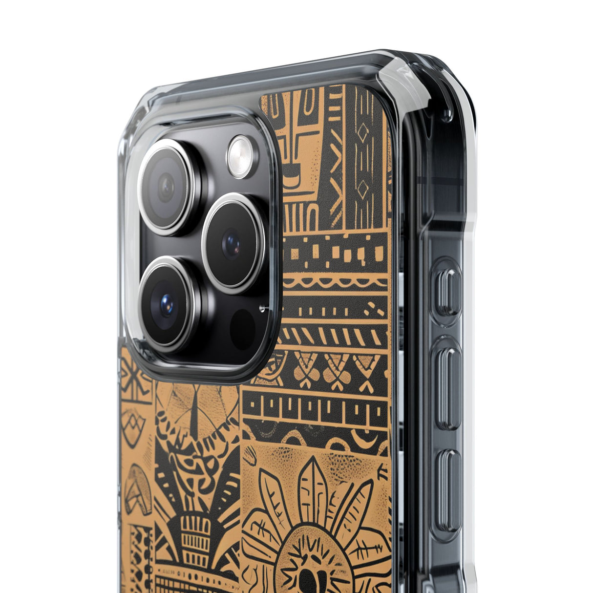 Ancient Ethnic Tapestry - Phone Case for iPhone (Clear Impact - Magnetic)