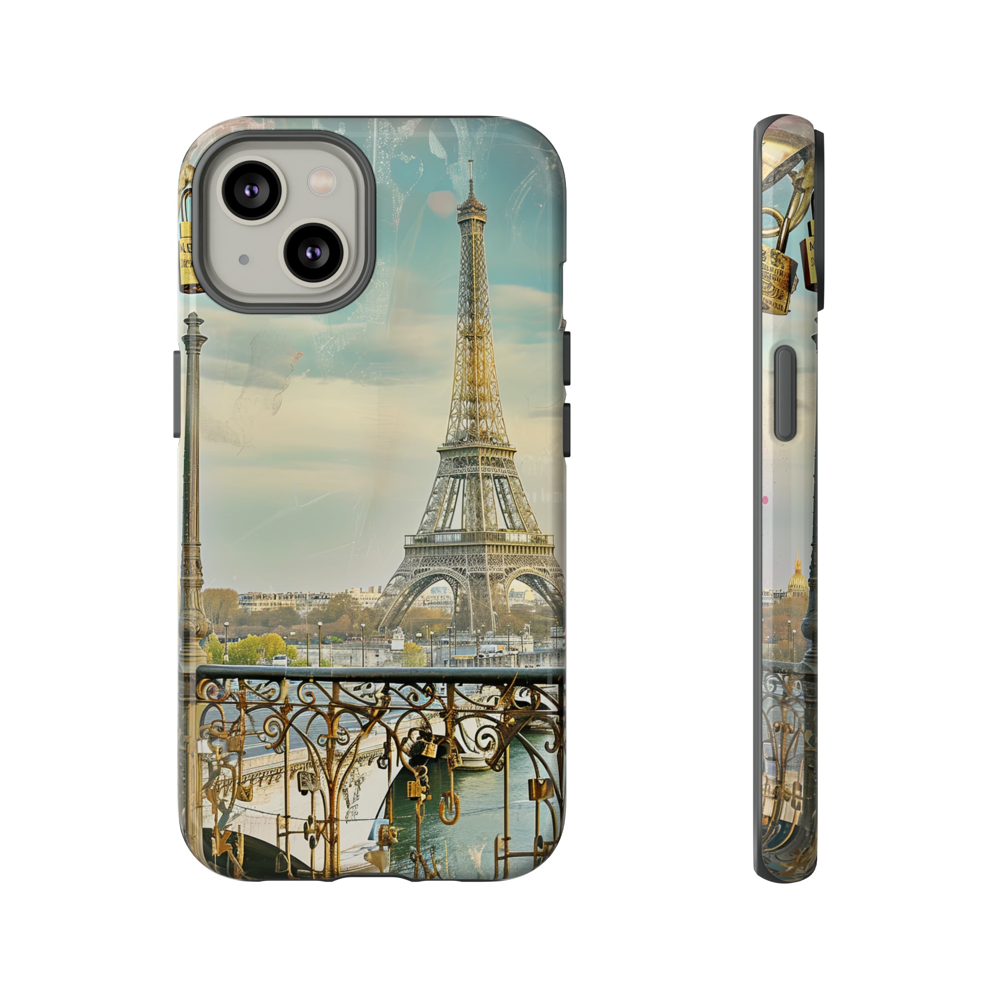 Parisian Love Landmarks - Protective Phone Case