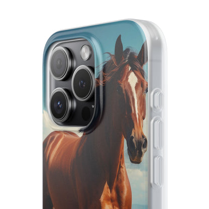 Blazing Horse iPhone 15 Pro Case - Soft