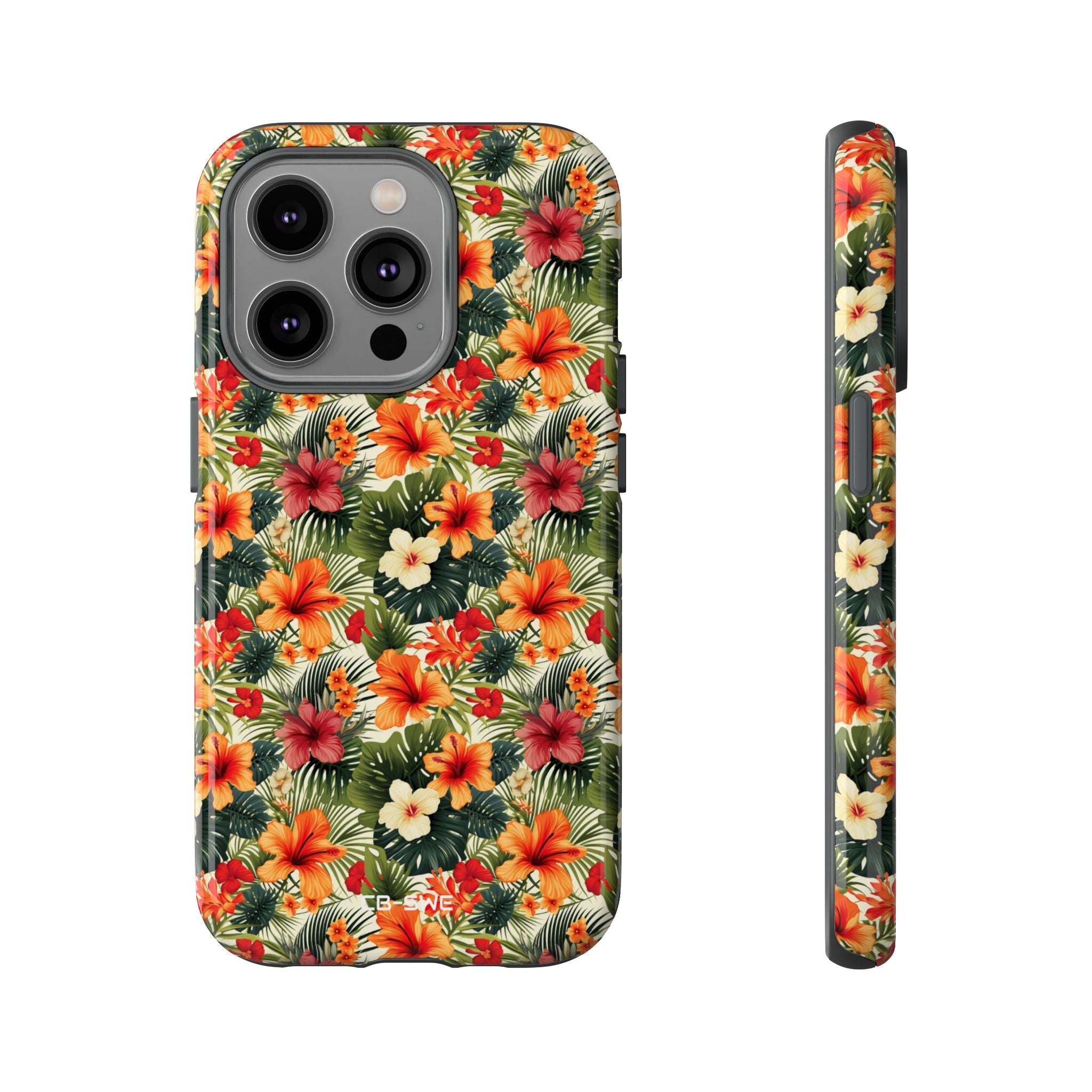 Tropical Blooms Flourish - iPhone Case