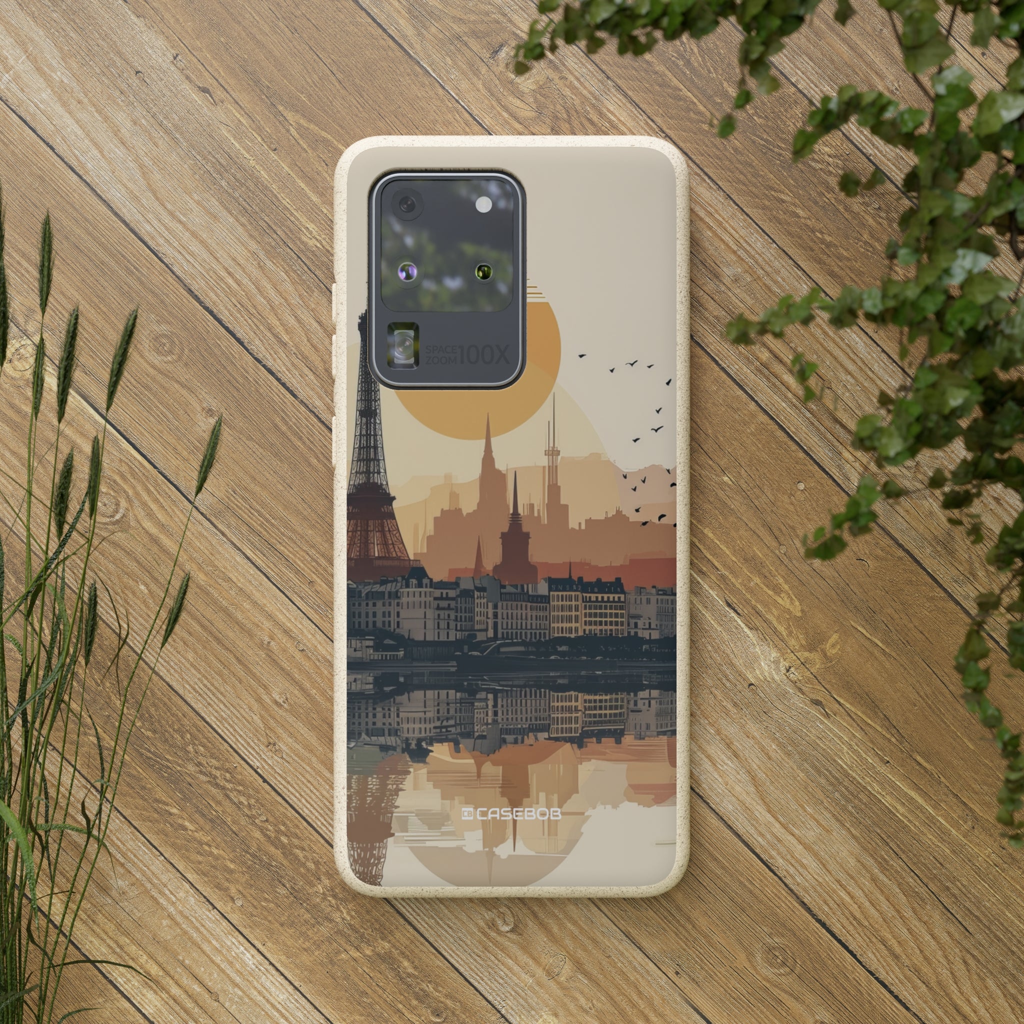 Parisian Sunset Serenity | Biodegradable Phone Case