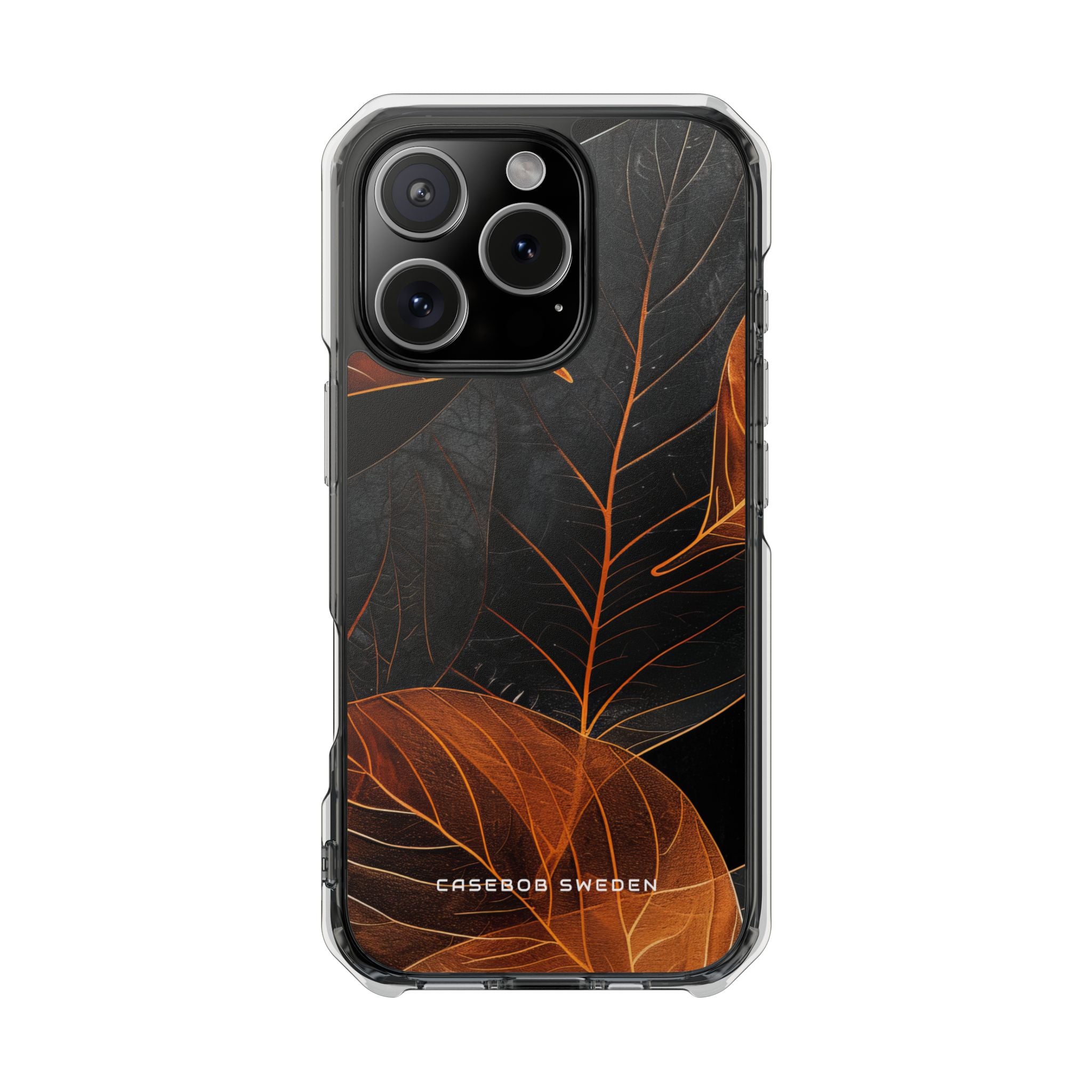 Autumn Leaf Elegance iPhone 16 - Clear Impact Phone Case