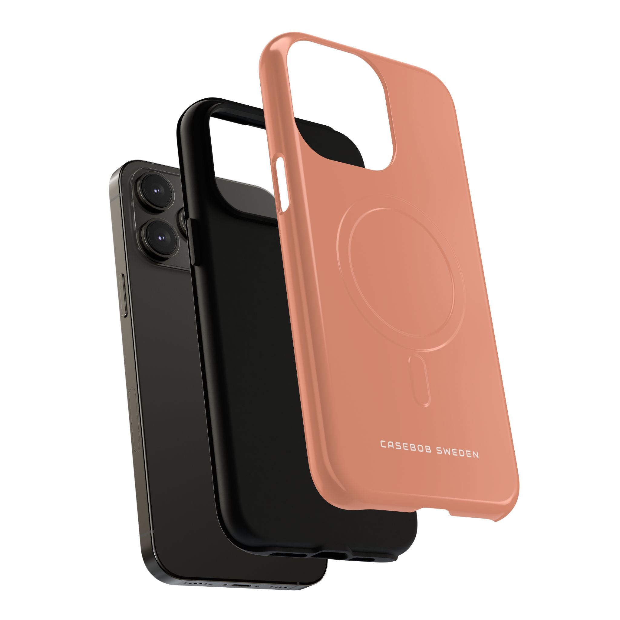 Dark Salmon iPhone 14 | Tough+ Phone Case