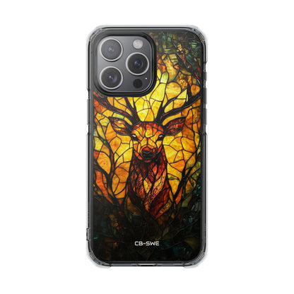 Glowing Stag Emerges iPhone Case - Impact