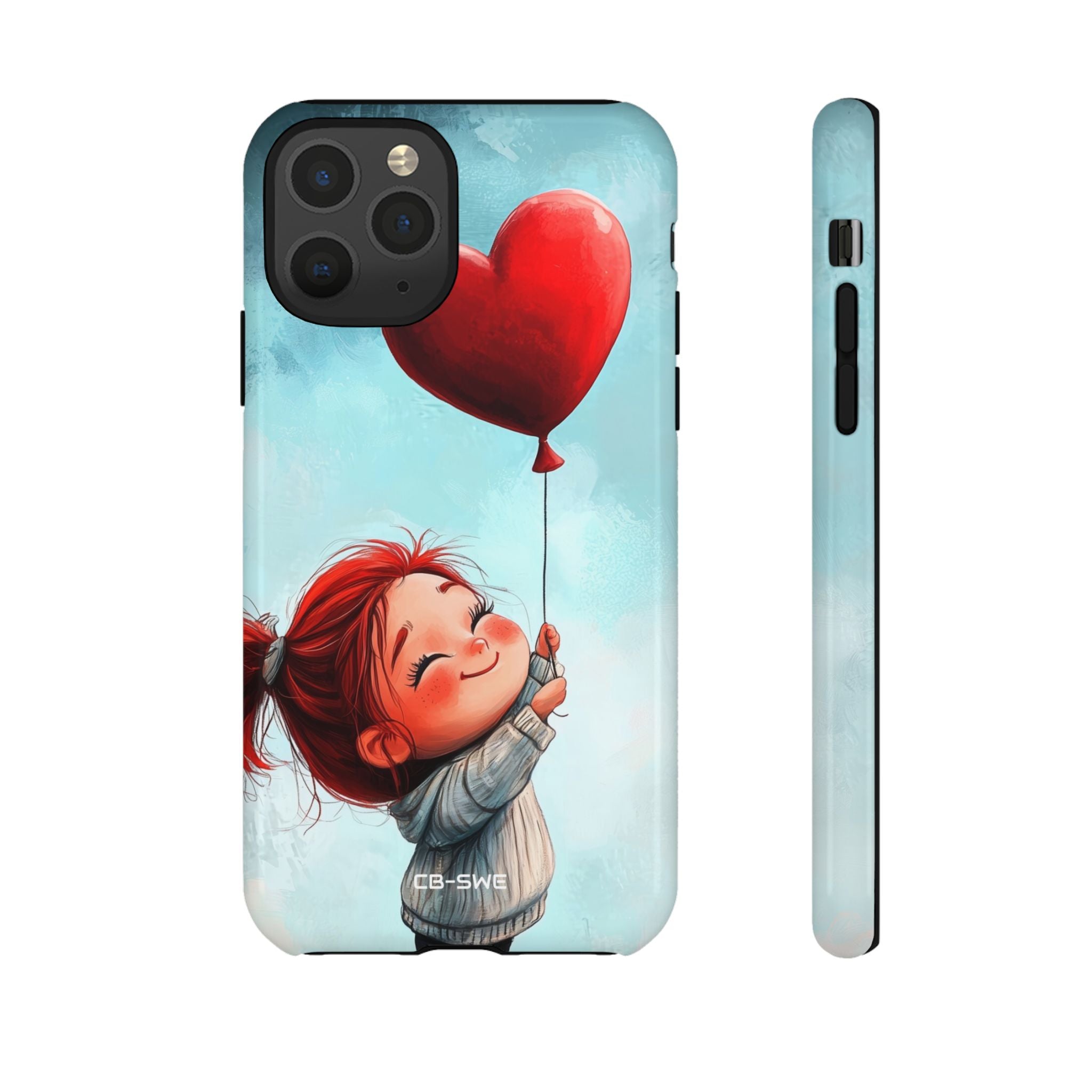 Joyful Girl Flies - iPhone Case
