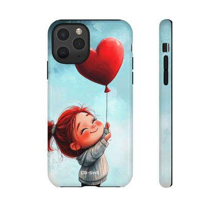 Joyful Girl Flies - iPhone Case