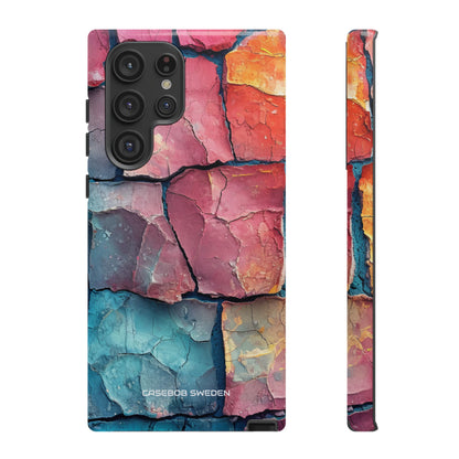 Cracked Earth Mosaic - Tough Samsung S22 Phone Case