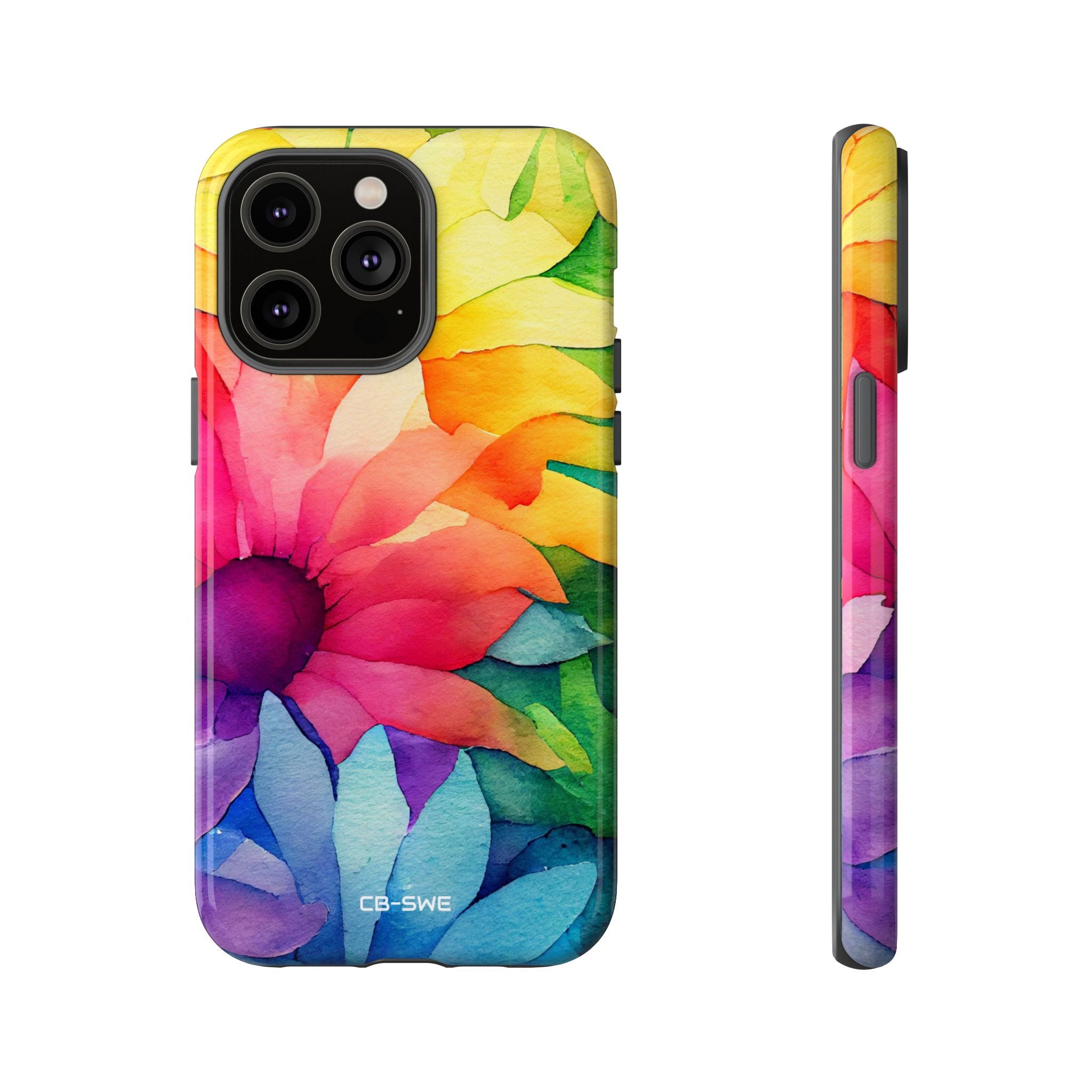 Vibrant Floral Symphony - iPhone Case