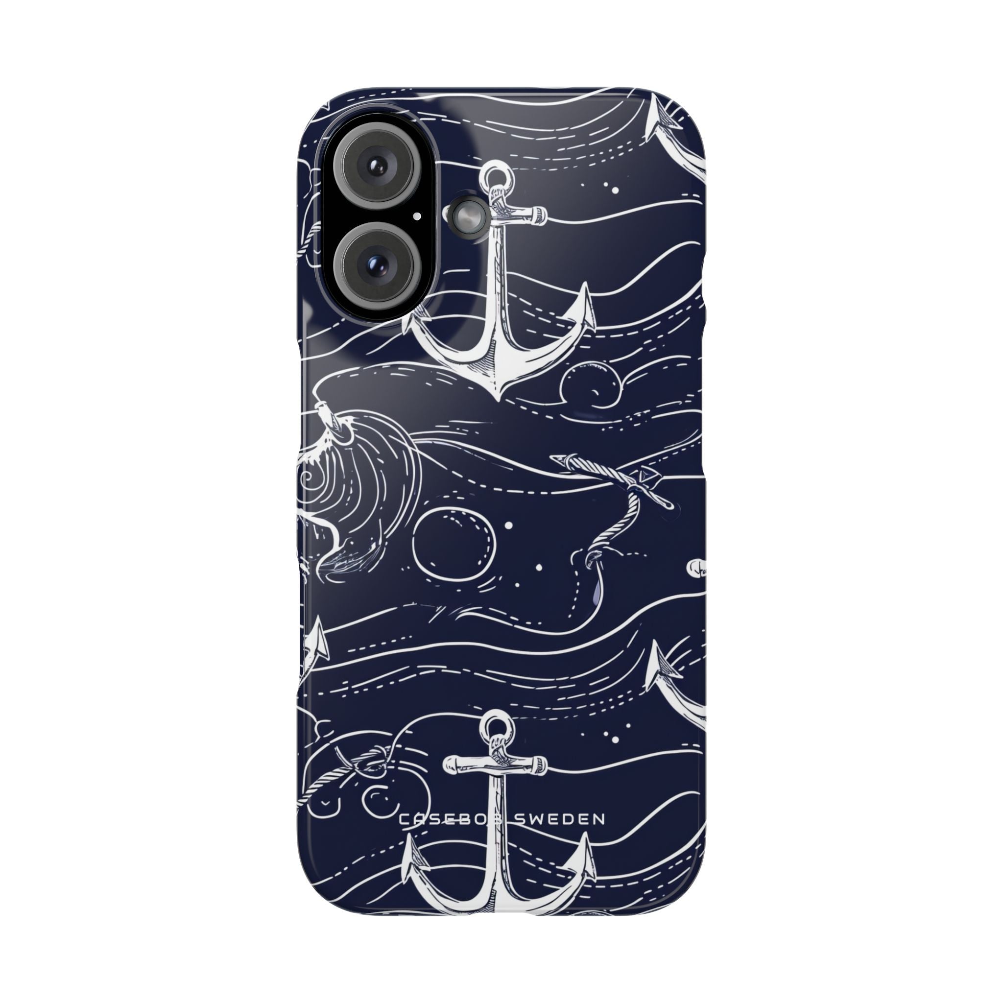 Gradient Anchorflow Waves iPhone 16 - Slim Phone Case