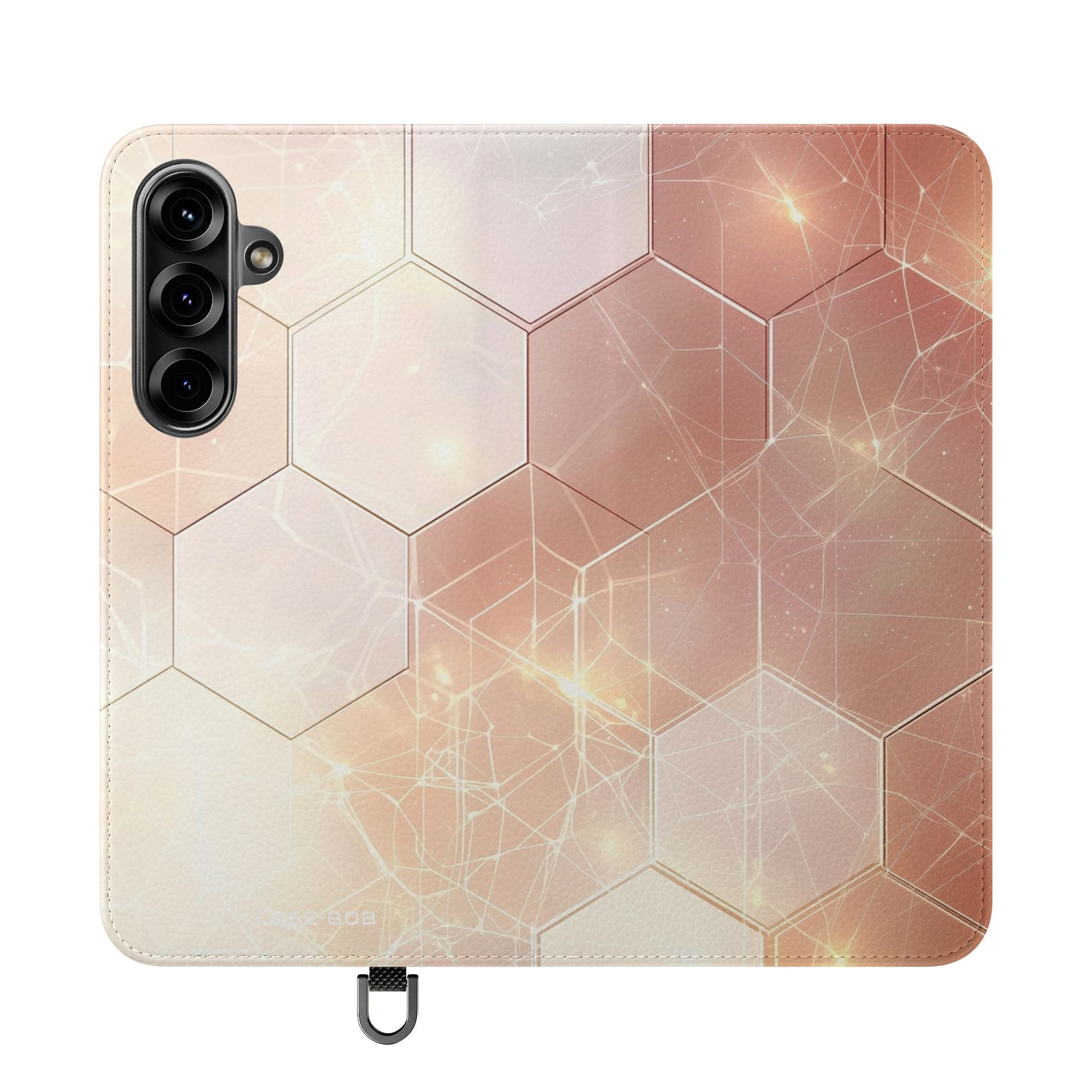Hexagon Glow - Samsung S25+ Case - Lompakko