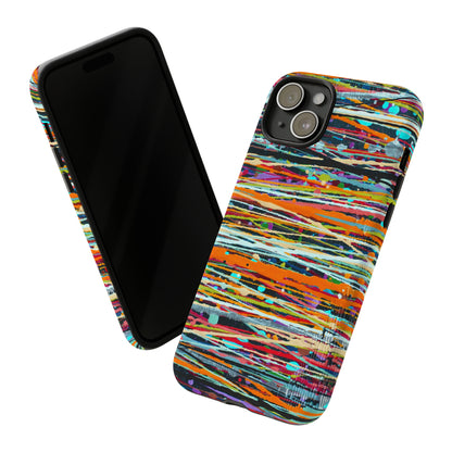 Oil painting - Stripe - Protective Phone Case