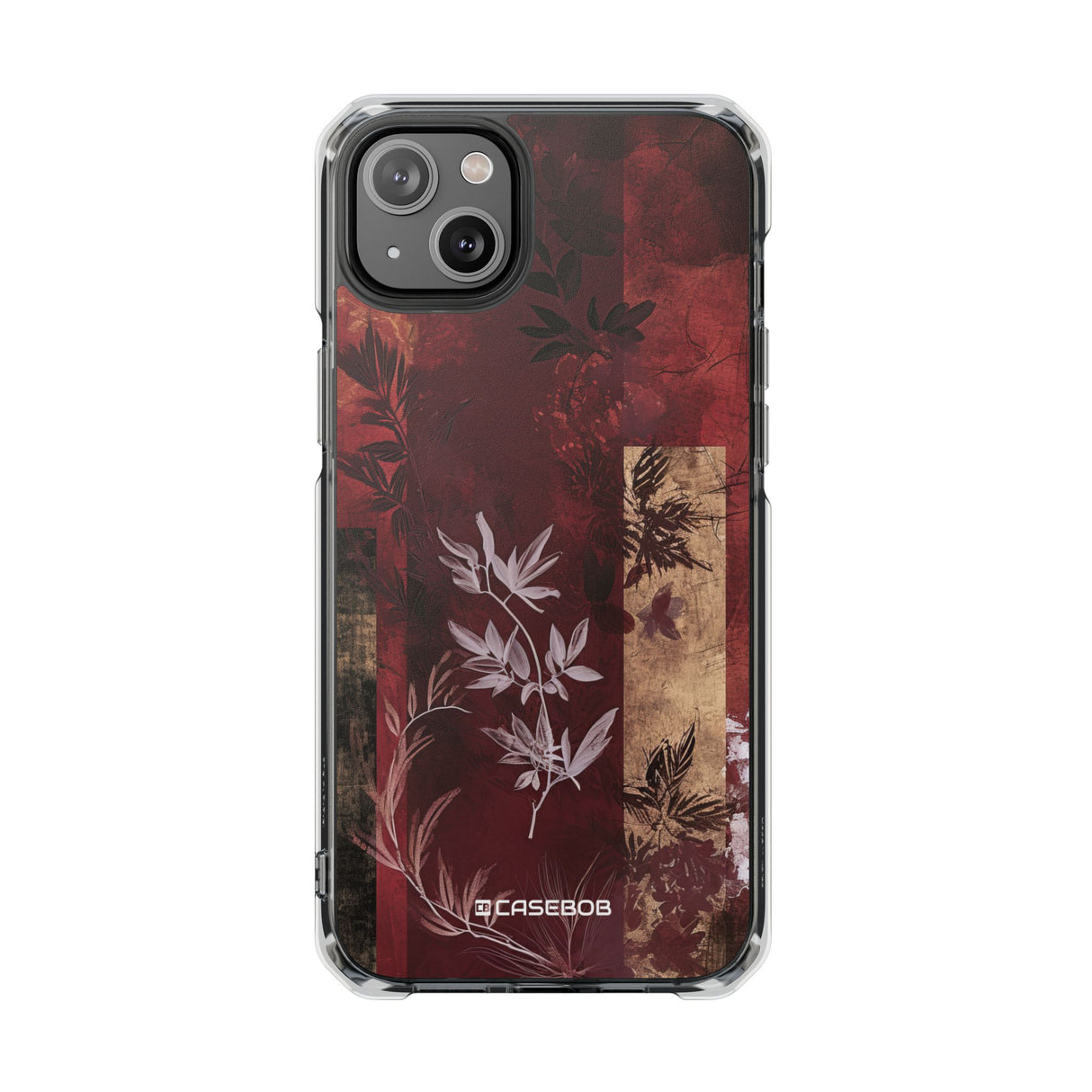 Marsala Design Showcase | Handyhülle für iPhone (Clear Impact Case – magnetisch) 