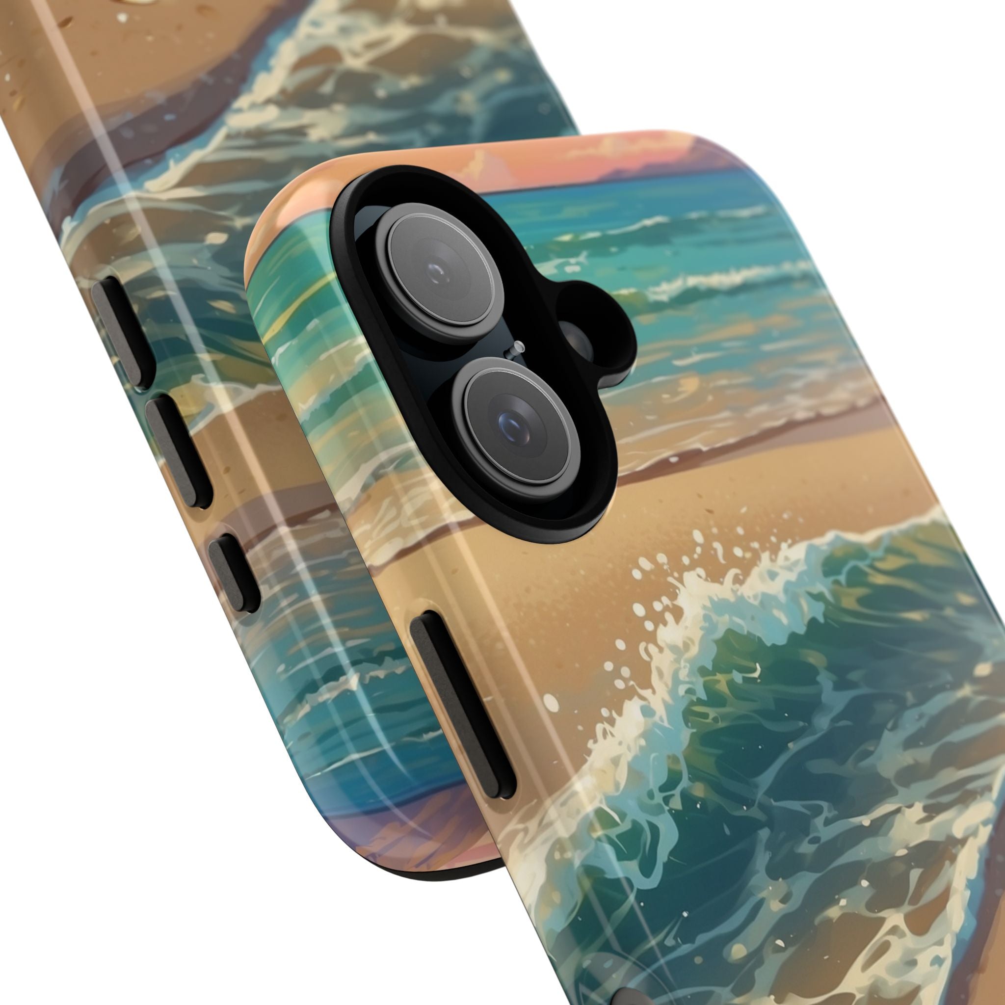 Seashells Kiss Shore - iPhone Case