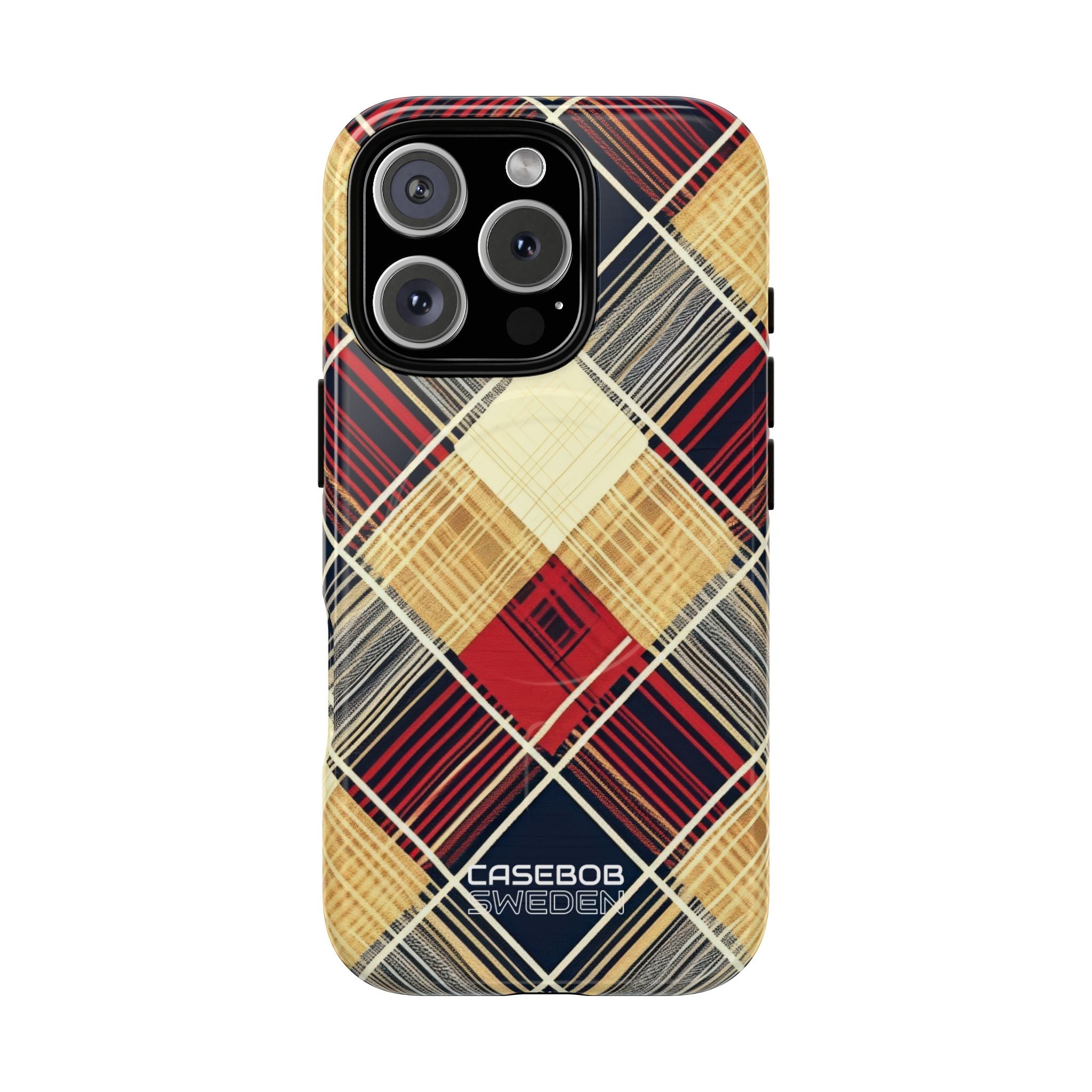 Plaid Diamond Tapestry iPhone 16 - Tough+