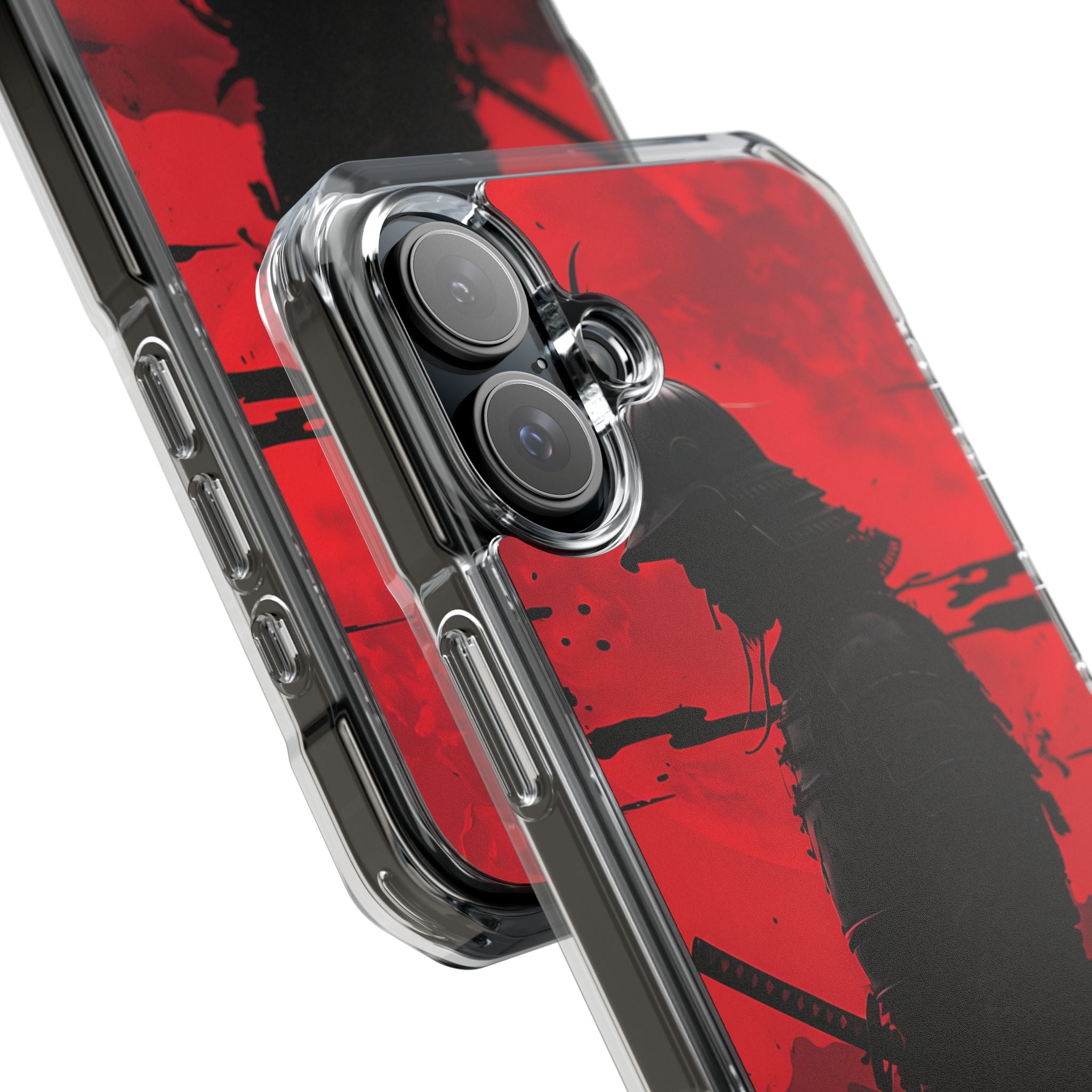 Red Samurai Shadow iPhone Case - Impact