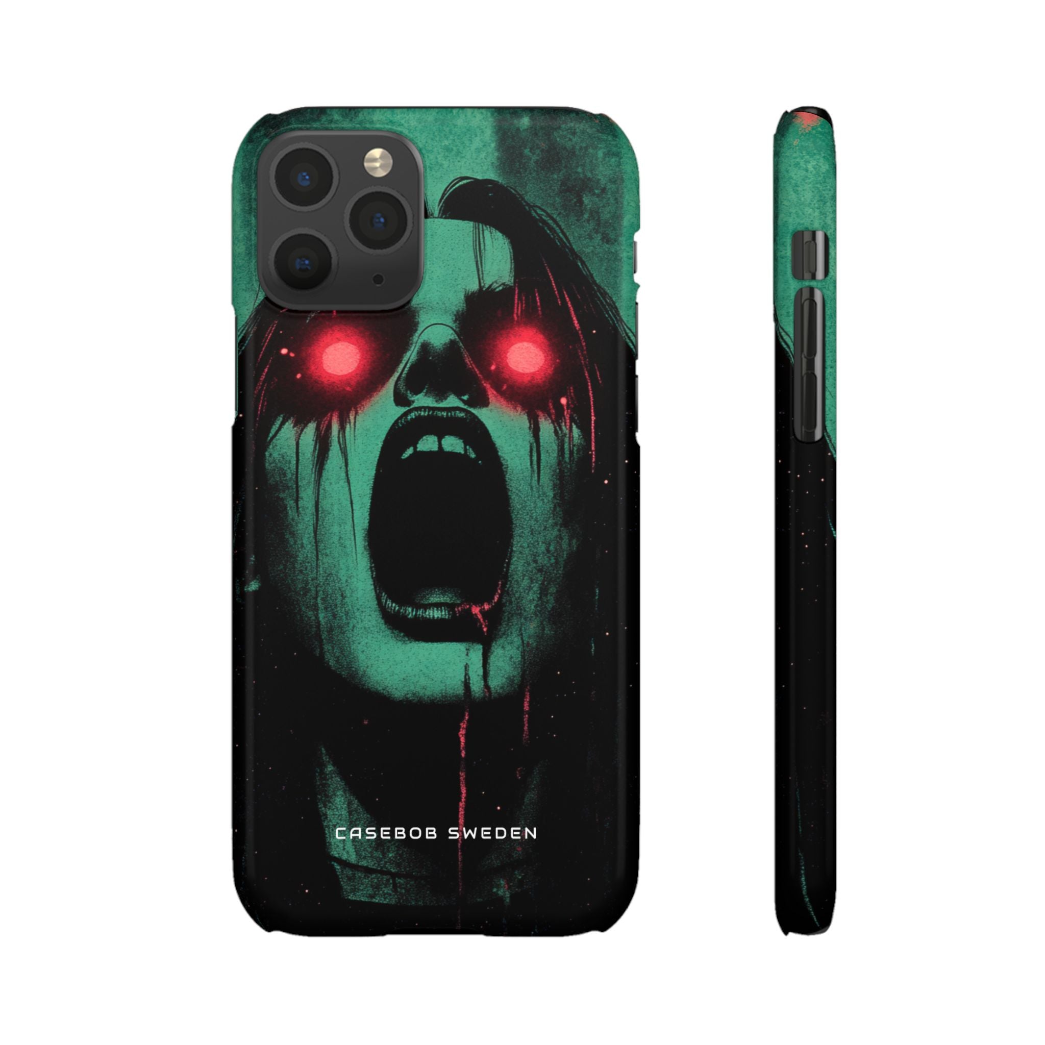 Haunting Glow of Gothic Eyes iPhone 11 - Slim Phone Case