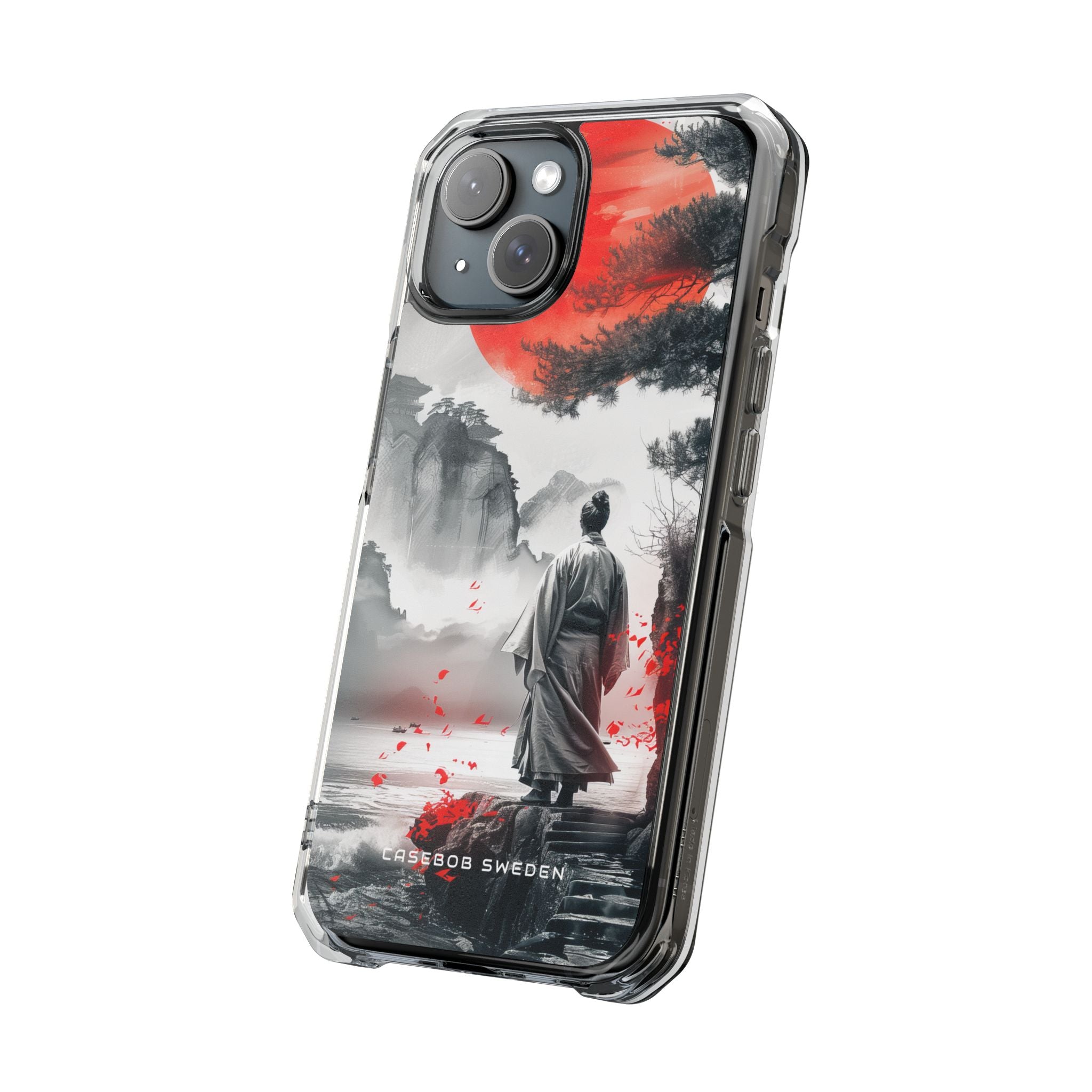 Zen Harmony: Japanese Serenity in Motion iPhone 15 - Clear Impact Phone Case