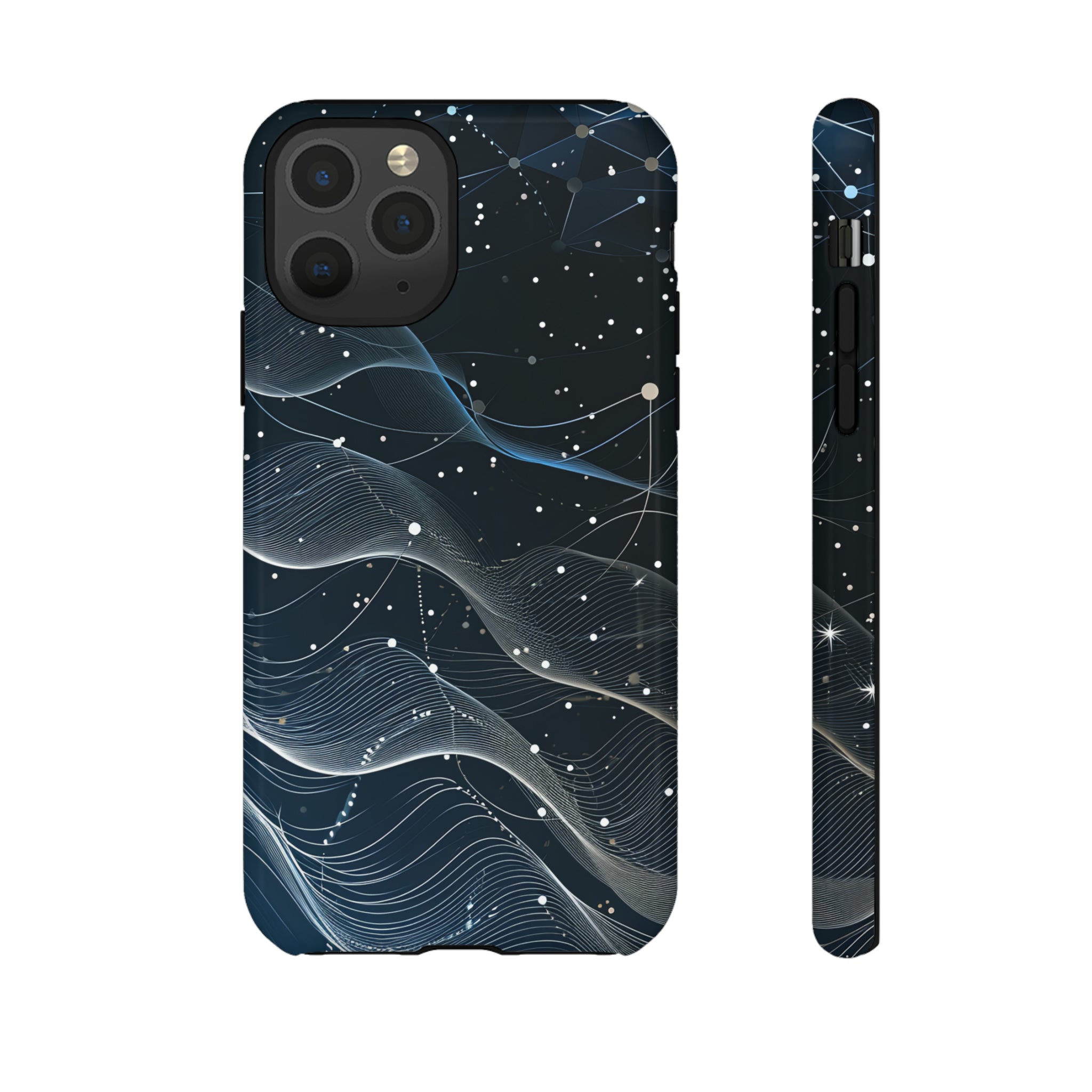 Connectivity Wave: Network Gradient - Protective Phone Case