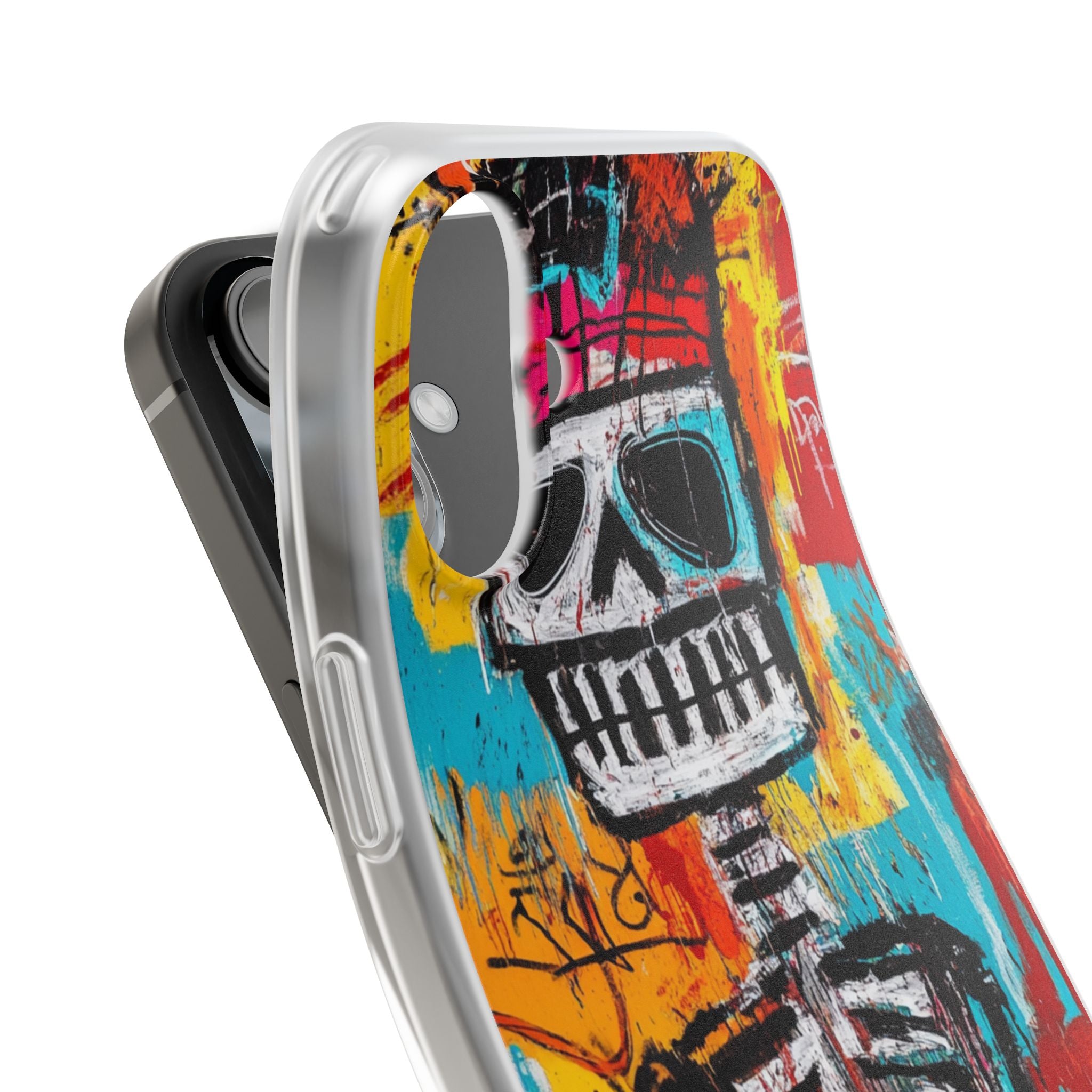 Skeleton Riot iPhone 16 Plus Case - Soft