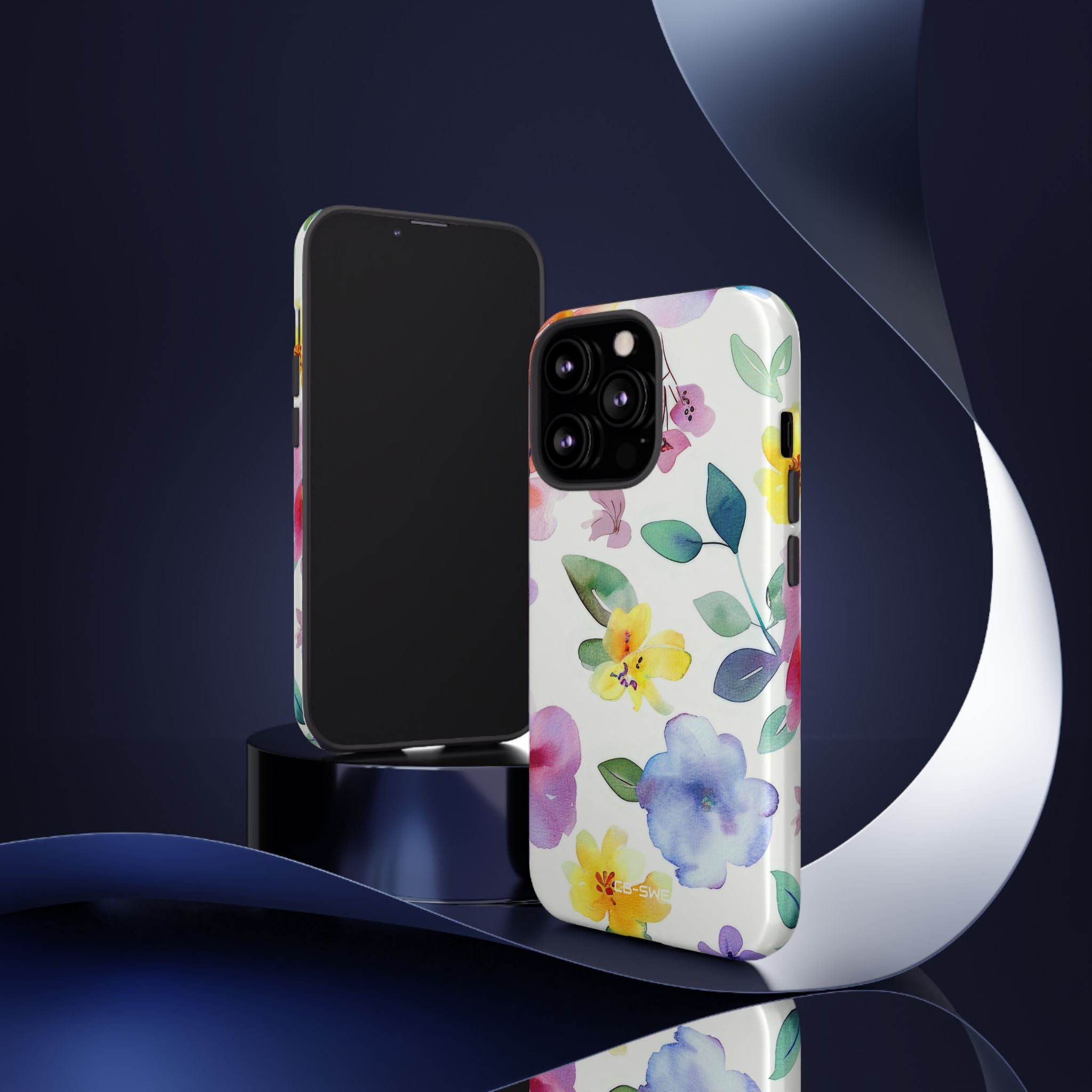 Whimsical Watercolor Florals - iPhone Case