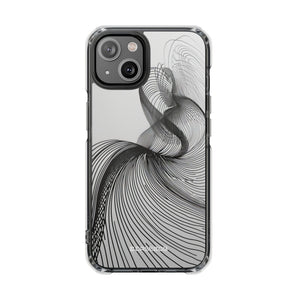 Fluid Elegance - Phone Case for iPhone (Clear Impact - Magnetic)