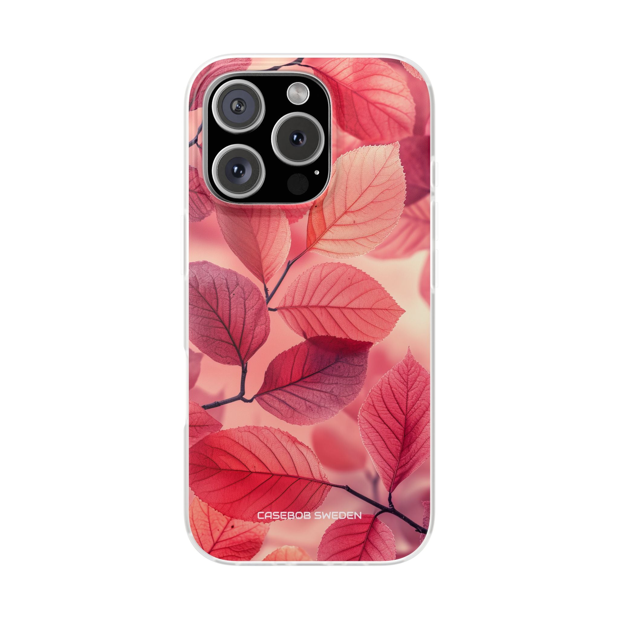 Pink Purple Nature Pattern - Flexi iPhone 16 Phone Case