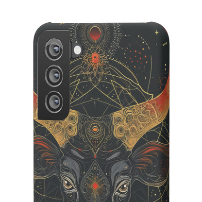 Celestial Taurus Mystique | Slim Phone Case for Samsung