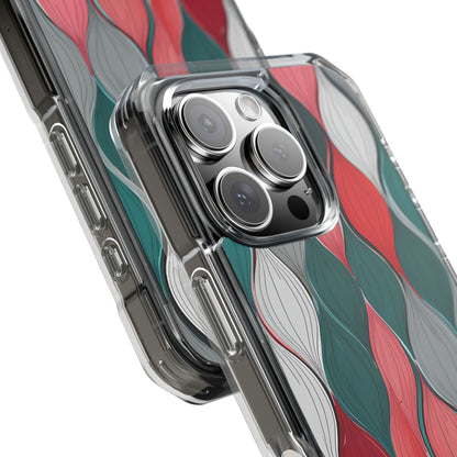 Leaf Cascade Teal iPhone 16 Pro Case - Impact