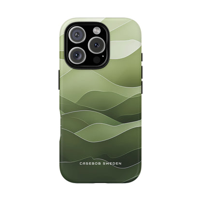 Gradient Emerald Drift iPhone 16 - Tough Phone Case