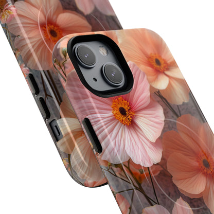 Serene Botanical Blooms - Tough + MagSafe® iPhone 14 Phone Case