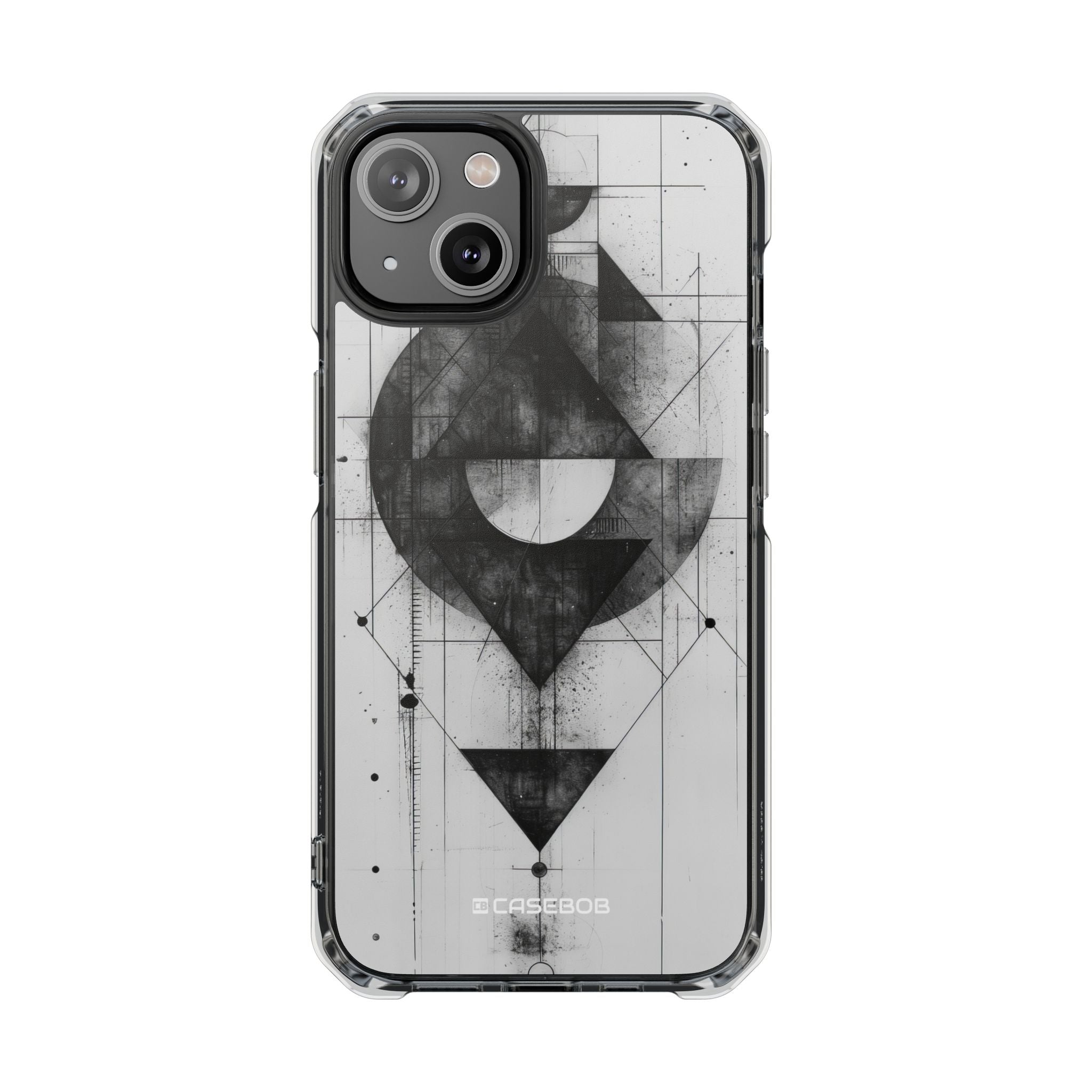 Monochrome Geometry - Phone Case for iPhone