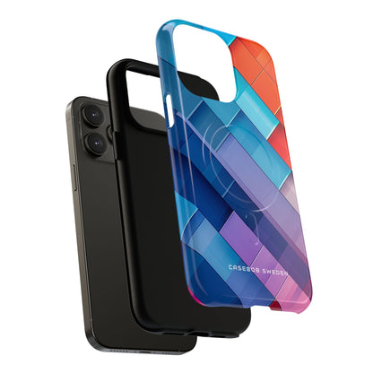 Vibrant GeoFlow iPhone 14 | Tough+ Phone Case