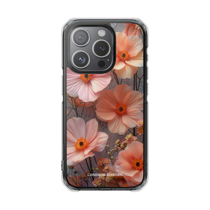 Serene Botanical Blooms - Clear Impact iPhone 15 Phone Case