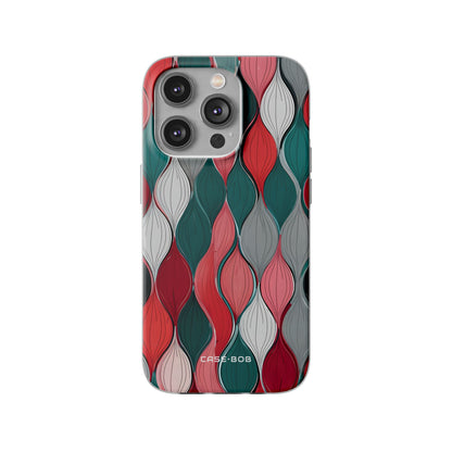 Leaf Cascade Teal iPhone 14 Pro Case - Soft