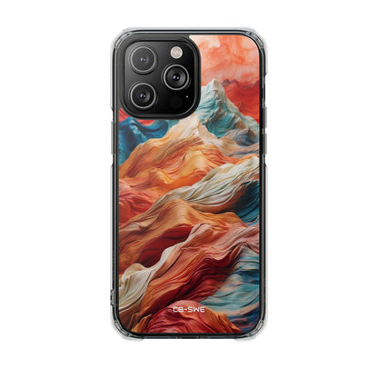 Mountain Waves Flow iPhone Case - Impact